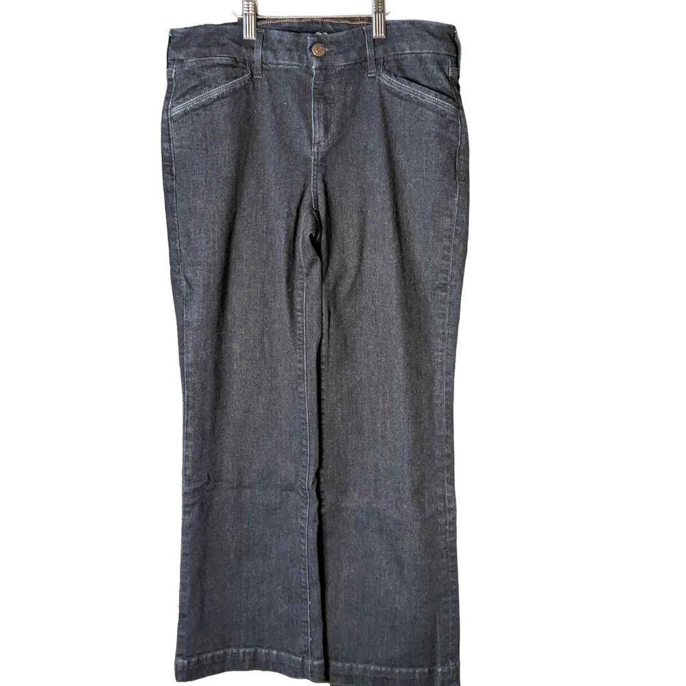 Eddie Bauer Curvy Trouser Women's Jeans Dark Rinse, Size 8 T5